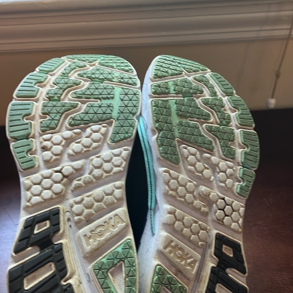 Hoka One One Womens Sneakers size 8.5m in Navy and Aqua - Picture 4 of 6